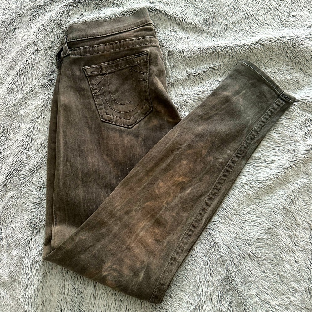 True Religion Jennie Mid Rise Curvy Skinny Jean